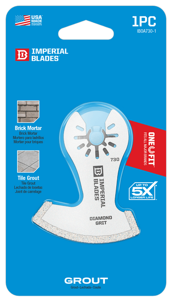 Imperial Oscillating Blade 76mm Diamond Grit 1 Pc