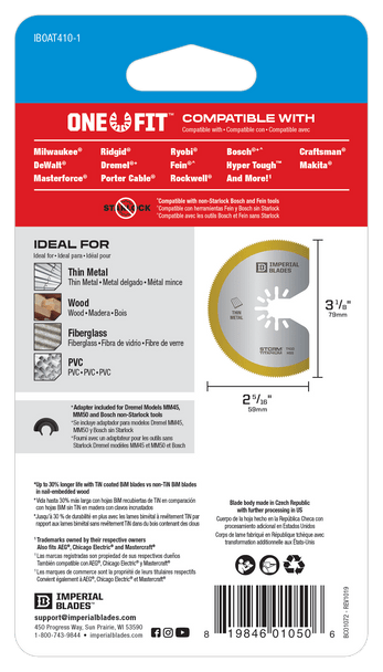 Imperial Oscillating Blade 79mm Storm Extreme 1 Pc