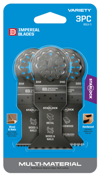 Imperial Oscillating Blade Starlock Standard All-Purpose Variety 3 Pack