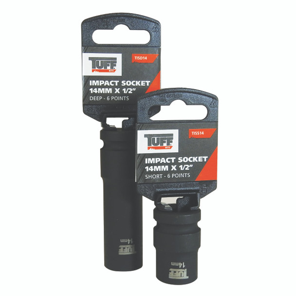 TUFF Impact Socket 13mm x 1/2” Deep - 6 Points