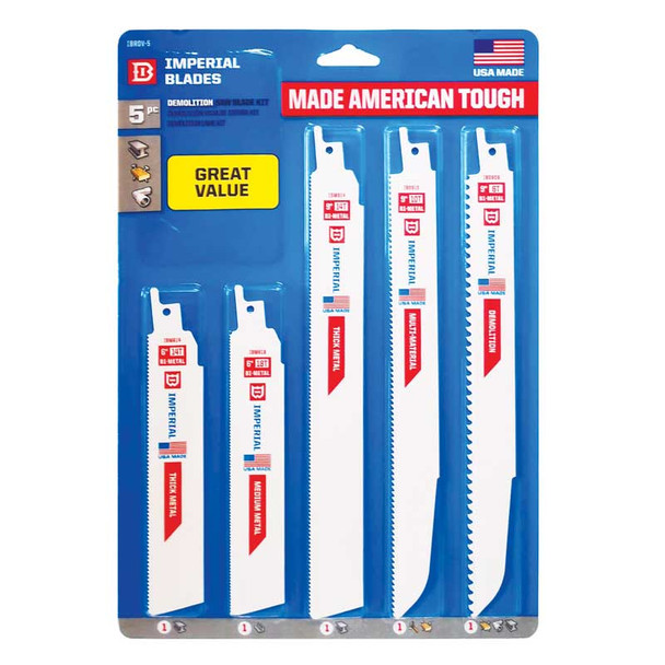 Imperial USA Reciprocating Blade Demolition MultiPack 5