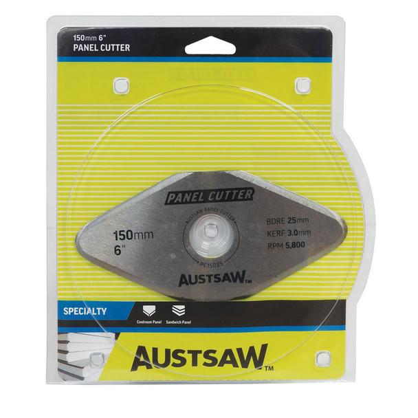 Austsaw Panel Cutter Blade 150mm x 4 Cutting Edges