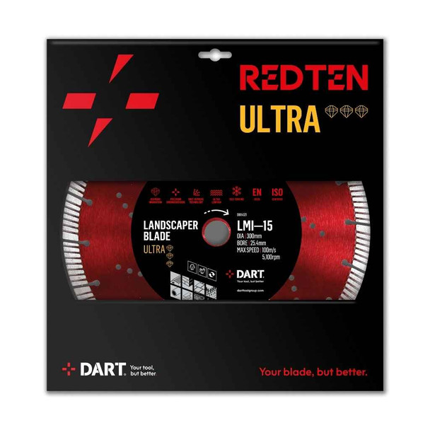 DART Red Ten LMI-15 Ultra Blade 230 x 22mm Bore x 15 Segment