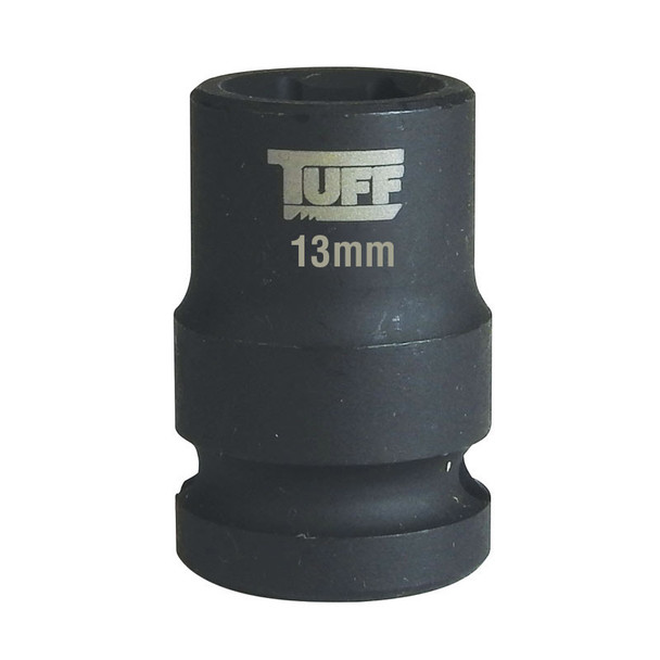 TUFF Impact Socket 13mm x 1/2” Short - 6 Points