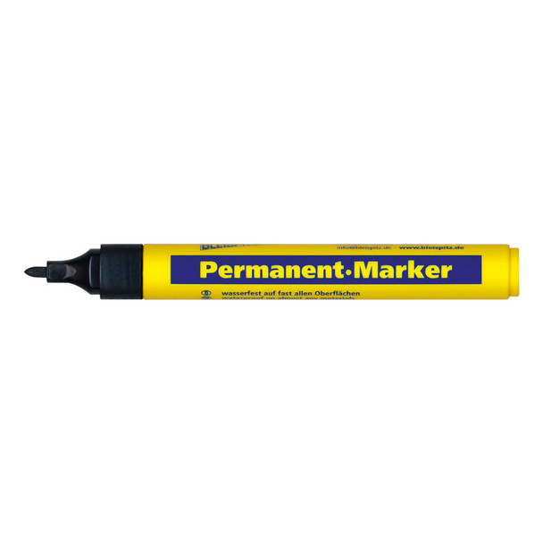 Bleispitz Permanent Marker Black 1.5-3.0mm - Card of 1