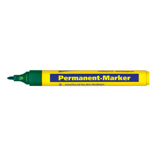 Bleispitz Permanent Marker Green 1.5-3.0mm - Pack of 10