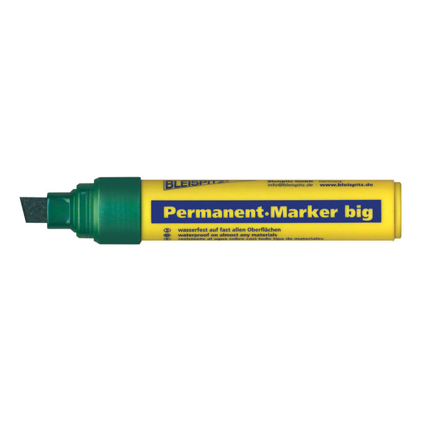 Bleispitz Permanent Marker Jumbo Green 4.0-12.0mm - Pack of 5