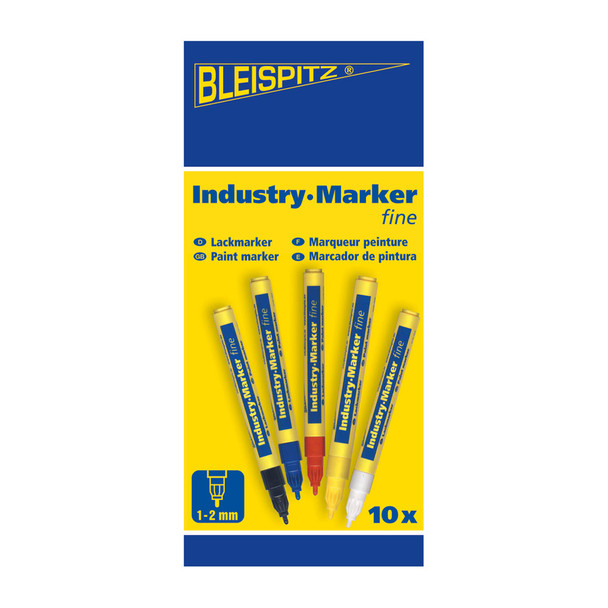 Bleispitz Paint Marker Fine Red 1.0 - 2.0mm - Pack of 10