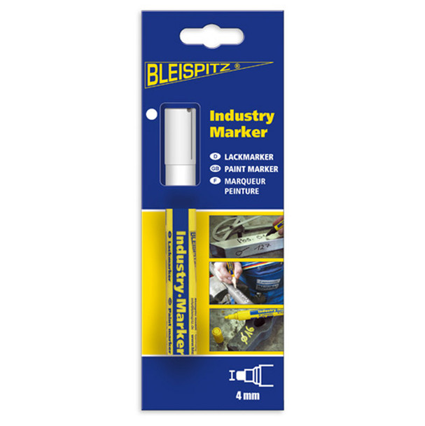 Bleispitz Paint Marker Yellow 4.0mm - Card of 1