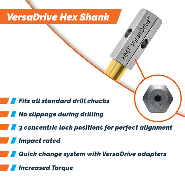 VersaDrive Spiral Flute Combi Drill-Tap M8 x 1.25mm