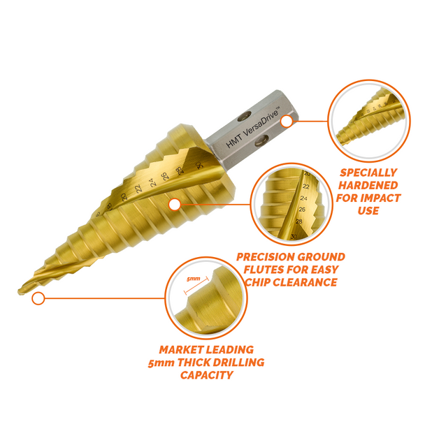 VersaDrive Step Drill 4-30mm