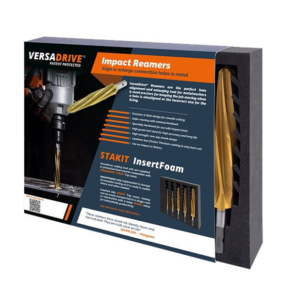 VersaDrive Impact Reamer Set - 3 piece