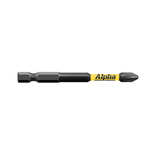 Alpha ThunderMax Impact Power Bit PH2 x 75mm - Carded