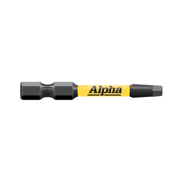 Alpha ThunderMax Impact Power Bit SQ2 x 50mm - Carded