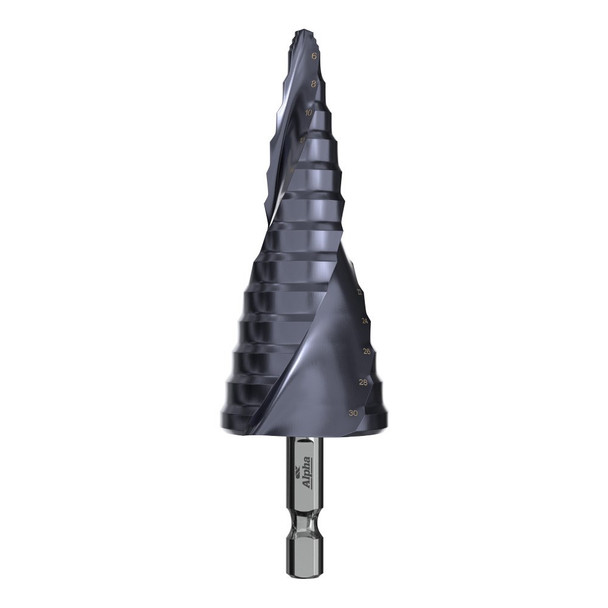 Alpha ONSITE Plus Step Drill - Spiral Flute 6-30mm