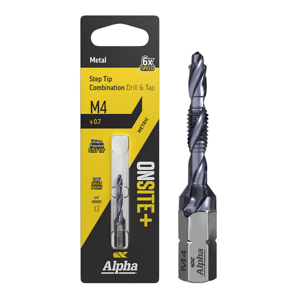 Alpha ONSITE Plus Combination Drill and Tap M4 x 0.7