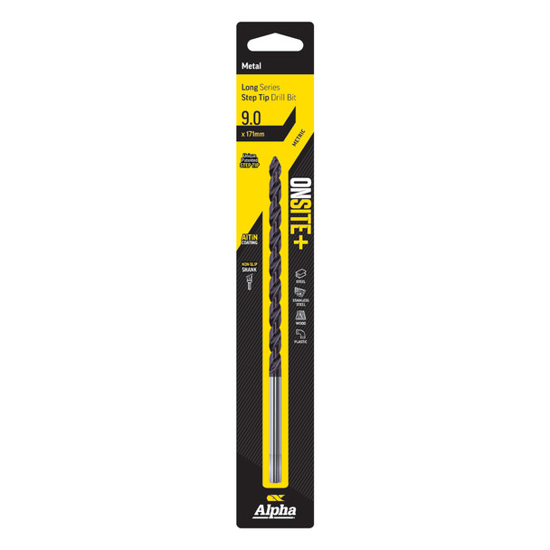 Alpha ONSITE Plus Long Series Drill Bit 9.0mm