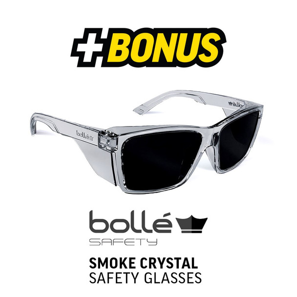 Alpha SLAB Silver Series Cutting Disc 125x1.0mm x 100 Pack + Bonus Safety Glasses