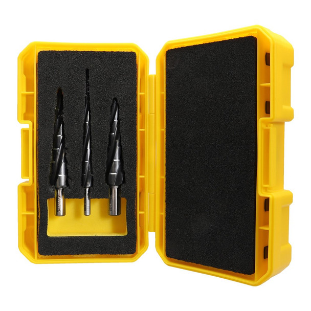 Alpha Onsite Plus Step Tip Cutter TuffBox PRO Drill Set - 3 piece