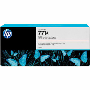HP 771A (B6Y21A) Original Inkjet Ink Cartridge - Single Pack - Photo Black - 1 Each HP 771A (B6Y21A) Original Inkjet Ink Cartridge - Single Pack - Photo Black - 1 Each