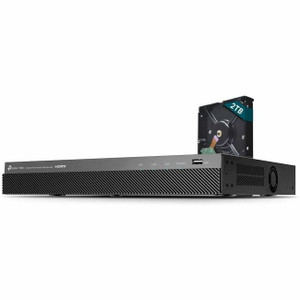 TP-Link VIGI 8 Channel PoE+ Network Video Recorder - 2 TB HDD TP-Link VIGI 8 Channel PoE+ Network Video Recorder - 2 TB HDD