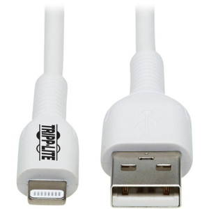 Tripp Lite by Eaton Safe-IT M100AB-02M-WH Lightning/USB Data Transfer Cable Tripp Lite by Eaton Safe-IT M100AB-02M-WH Lightning/USB Data Transfer Cable