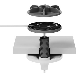 Logitech Ceiling Mount for Microphone - White Logitech Ceiling Mount for Microphone - White