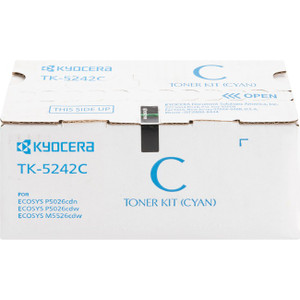 Kyocera TK-5242C Original Laser Toner Cartridge - Cyan - 1 Each Kyocera TK-5242C Original Laser Toner Cartridge - Cyan - 1 Each