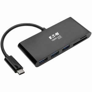 Tripp Lite by Eaton U460-003-3AMB USB 3.1 Gen 1 USB-C Portable Hub/Adapter, Black Tripp Lite by Eaton U460-003-3AMB USB 3.1 Gen 1 USB-C Portable Hub/Adapter, Black
