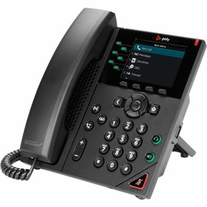 Poly VVX 350 IP Phone - Corded - Corded - Desktop, Wall Mountable - Black Poly VVX 350 IP Phone - Corded - Corded - Desktop, Wall Mountable - Black