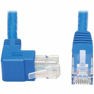 Tripp Lite by Eaton N204-015-BL-UP Up-Angle Cat6 Ethernet Cable - 15 ft., M/M, Blue Tripp Lite by Eaton N204-015-BL-UP Up-Angle Cat6 Ethernet Cable - 15 ft., M/M, Blue