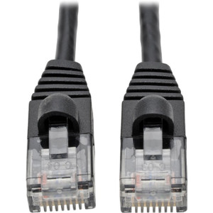 Tripp Lite by Eaton Gigabit N261-S01-BK Cat.6a UTP Patch Network Cable Tripp Lite by Eaton Gigabit N261-S01-BK Cat.6a UTP Patch Network Cable
