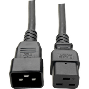 Tripp Lite 3ft Power Cord Extension Cable C19 to C20 Heavy Duty 15A 14AWG 3' Tripp Lite 3ft Power Cord Extension Cable C19 to C20 Heavy Duty 15A 14AWG 3'