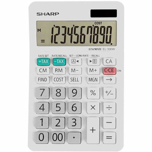 Sharp EL330W Twin Power XL 10-digit Display