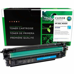 Clover Imaging Remanufactured High Yield Cyan Toner Cartridge (New Chip) for HP 212X (W2121X) Clover Imaging Remanufactured High Yield Cyan Toner Cartridge (New Chip) for HP 212X (W2121X)
