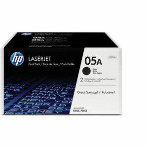 HP 05A (CE505D) Original Toner Cartridge - Dual Pack
