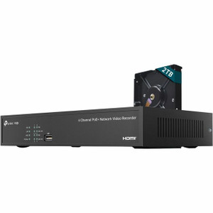 TP-Link VIGI 4 Channel PoE+ Network Video Recorder - 2 TB HDD TP-Link VIGI 4 Channel PoE+ Network Video Recorder - 2 TB HDD