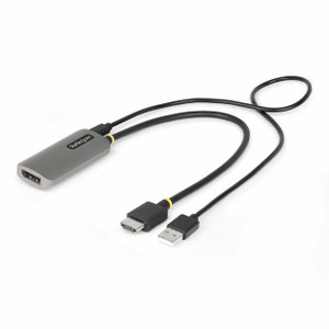 StarTech.com 1ft (30cm) HDMI to DisplayPort Adapter Cable, 8K 60Hz, Active HDMI 2.1 to DP 1.4 Video Converter, USB Bus Powered StarTech.com 1ft (30cm) HDMI to DisplayPort Adapter Cable, 8K 60Hz, Active HDMI 2.1 to DP 1.4 Video Converter, USB Bus Powered