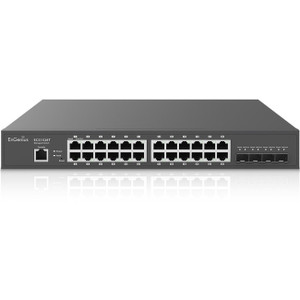 EnGenius Cloud Managed 24-Port 13" Compact Gigabit Switch with 4 SFP+ Ports EnGenius Cloud Managed 24-Port 13" Compact Gigabit Switch with 4 SFP+ Ports
