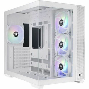 Thermaltake View 380 TG ARGB Snow Mid Tower Chassis Thermaltake View 380 TG ARGB Snow Mid Tower Chassis