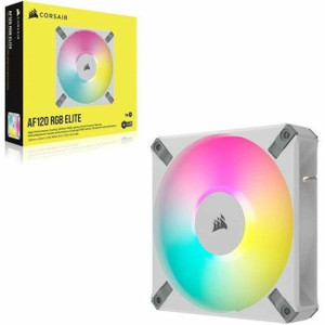 Corsair iCUE AF120 RGB ELITE 120mm PWM Fan - White - 1 Pack Corsair iCUE AF120 RGB ELITE 120mm PWM Fan - White - 1 Pack