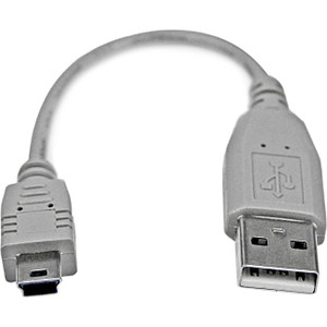 StarTech.com 6in Mini USB 2.0 Cable - A to Mini B StarTech.com 6in Mini USB 2.0 Cable - A to Mini B