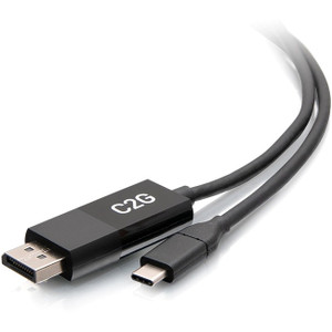 C2G 6ft USB C to DisplayPort Adapter - USB C to DP Adapter Cable - 4K 60Hz - M/M
