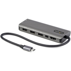 StarTech.com USB C Multiport Adapter, USB-C to HDMI or mDP 4K 60Hz, 100W PD Pass-Through, 4x 10Gbps USB, USB Type-C Mini Dock, w/12" Cable StarTech.com USB C Multiport Adapter, USB-C to HDMI or mDP 4K 60Hz, 100W PD Pass-Through, 4x 10Gbps USB, USB Type-C Mini Dock, w/12" Cable