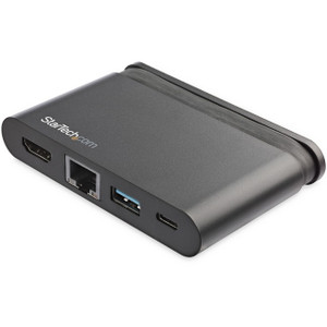 StarTech.com USB C Multiport Adapter - USB-C Travel Dock to 4K HDMI, 100W PD 3.0 Pass-Through, USB-A USB-C, GbE - Portable USB Type-C Dock StarTech.com USB C Multiport Adapter - USB-C Travel Dock to 4K HDMI, 100W PD 3.0 Pass-Through, USB-A USB-C, GbE - Portable USB Type-C Dock