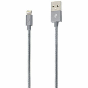 iStore Lightning Charge 4ft (1.2m) Braided Cable (Space Gray) iStore Lightning Charge 4ft (1.2m) Braided Cable (Space Gray)