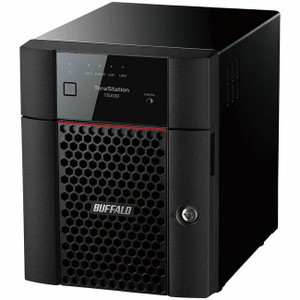 BUFFALO TeraStation 3430DN 4-Bay Secure SMB Desktop NAS 16TB (2x8TB) with Hard Drives Included