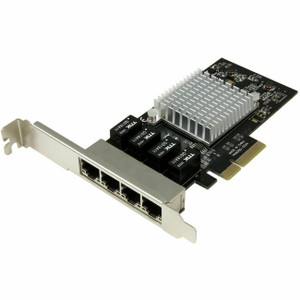 StarTech.com 4-Port Gigabit Ethernet Network Card - PCI Express, Intel I350 NIC - Quad Port PCIe Network Adapter Card w/ Intel Chip StarTech.com 4-Port Gigabit Ethernet Network Card - PCI Express, Intel I350 NIC - Quad Port PCIe Network Adapter Card w/ Intel Chip