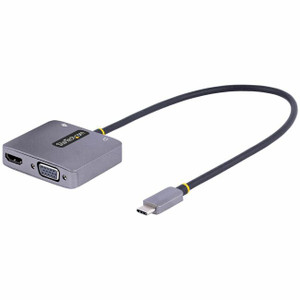 StarTech.com USB C Video Adapter, USB C to HDMI VGA Multiport Adapter, 3.5mm Audio, 4K 60Hz HDR, 100W PD 3.0 PT, USB C Display Adapter StarTech.com USB C Video Adapter, USB C to HDMI VGA Multiport Adapter, 3.5mm Audio, 4K 60Hz HDR, 100W PD 3.0 PT, USB C Display Adapter