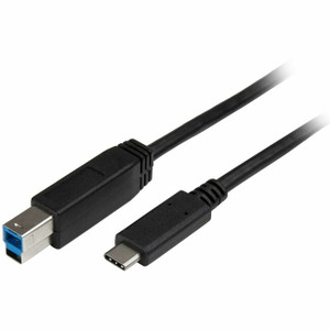 StarTech.com 2m 6 ft USB C to USB B Printer Cable - M/M - USB 3.0 (5Gbps) USB B Cable - USB C to USB B Cable - USB Type C to Type B Cable StarTech.com 2m 6 ft USB C to USB B Printer Cable - M/M - USB 3.0 (5Gbps) USB B Cable - USB C to USB B Cable - USB Type C to Type B Cable